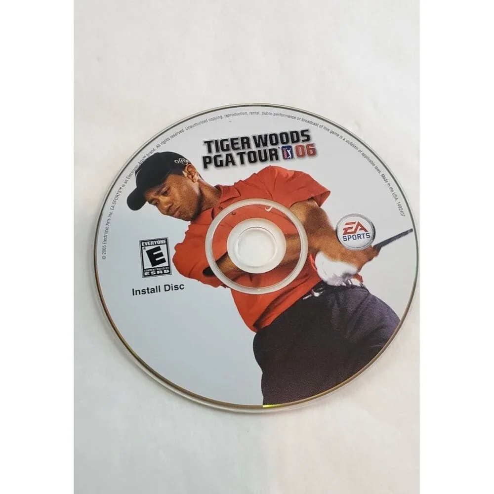 Tiger Woods PGA Tour 06 PC CD-ROM 3-Disc Set